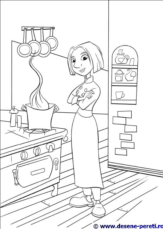 ratatouille desene colorat